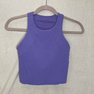 Lululemon Wunder Train Racerback Tank Top Size 2 Violet Verbena Activewear Sport